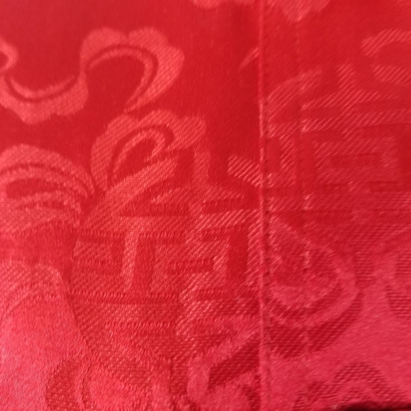 Chicos red silk chinese oriental kimono jacket - Picture 4 of 10